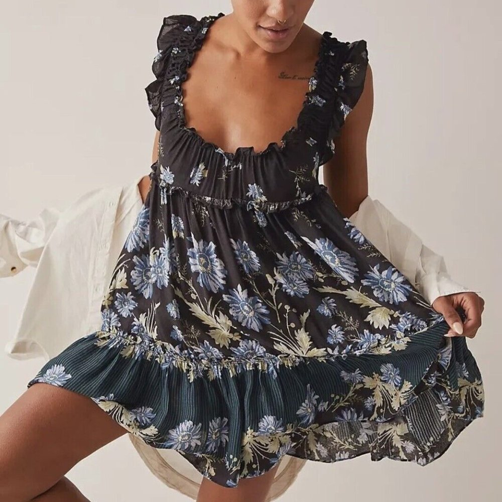 Free People Bali Wild Daisy Minidress